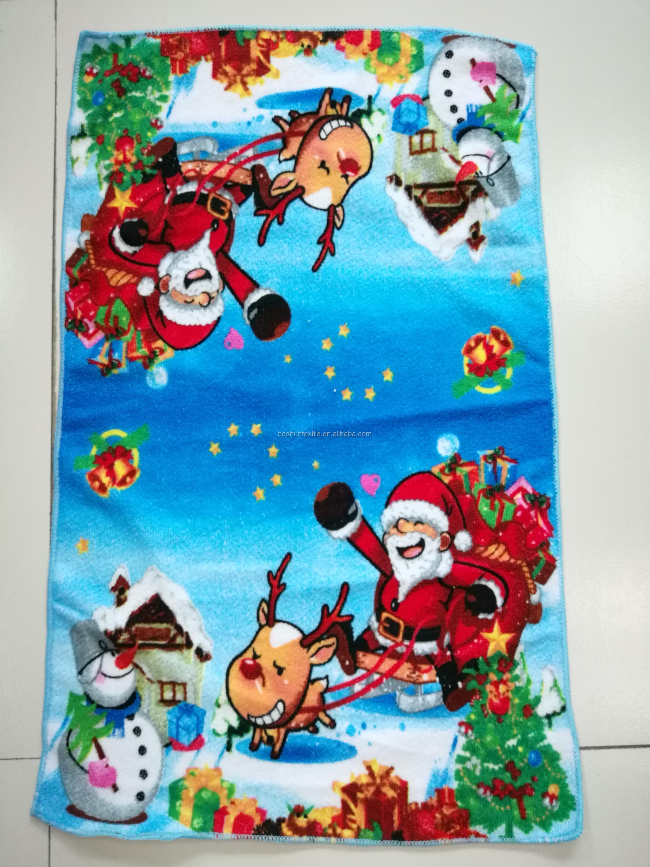 Printed Cotton Tea Towel / Kitchen Towel