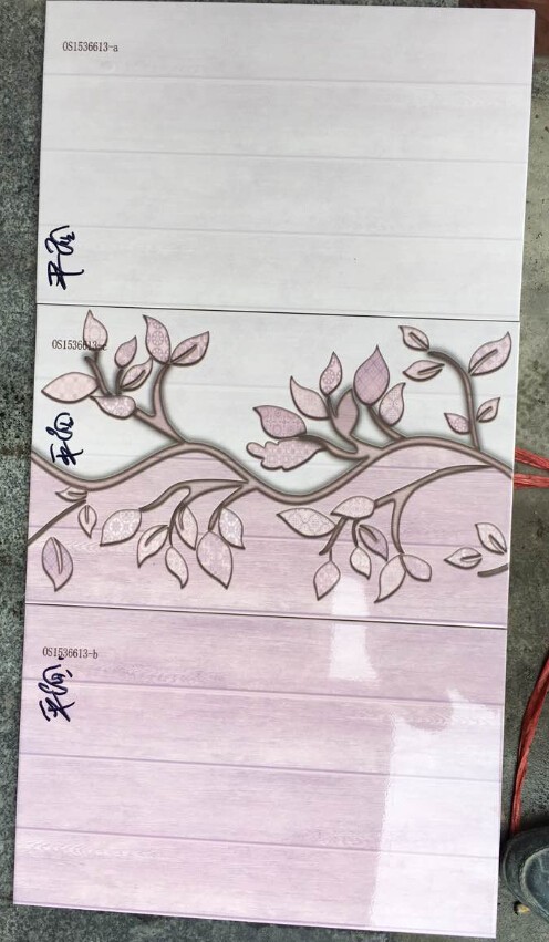Low Price Beige Ceramic Tiles with Beautiful Fruit Decoration