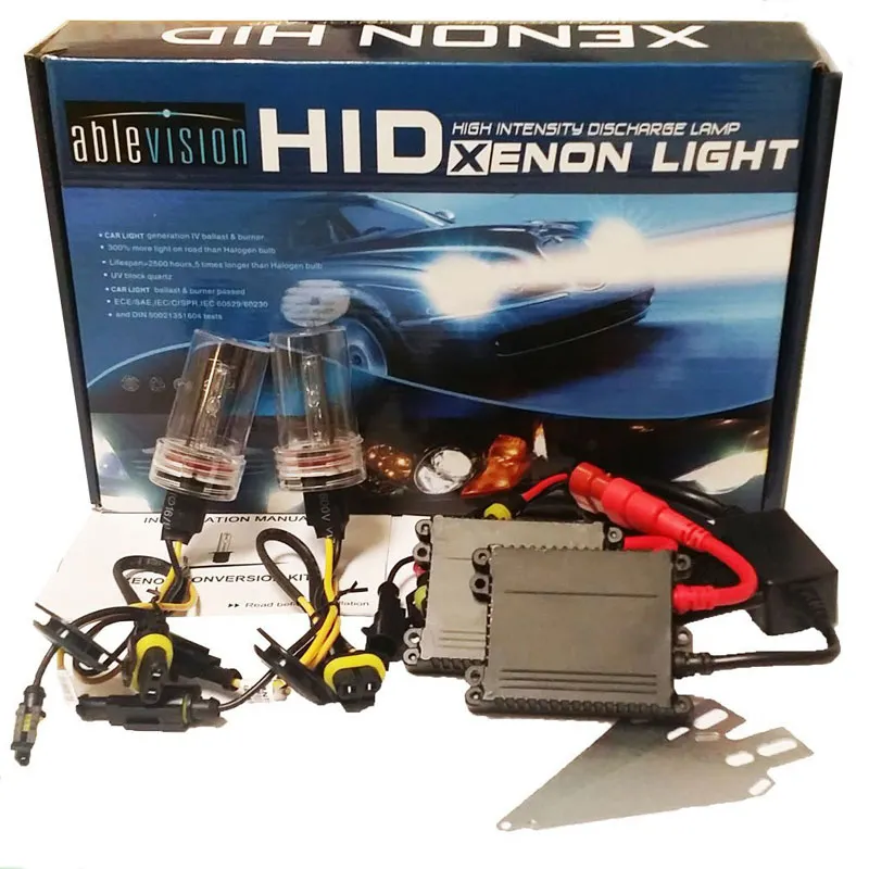 55W AC HID Xenon Headlight Hi/Lo Beam Bulb 6000K White H1 H4 H7 H11 9005 9006
