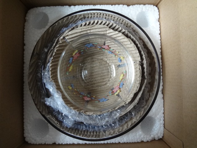 Haonai large Clear Round glass Salad Mixing Bowl / fruit glass bowl / nut bowl