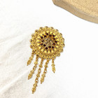 New hot sale rhinestone alloy pendant brooch silk scarf brooch can be customized