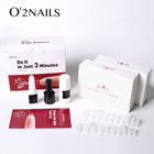 O2nails Shape Gel Nail Kit K and G Ultrathin Nail Tips Jet Cleanser Nail Tips Remover