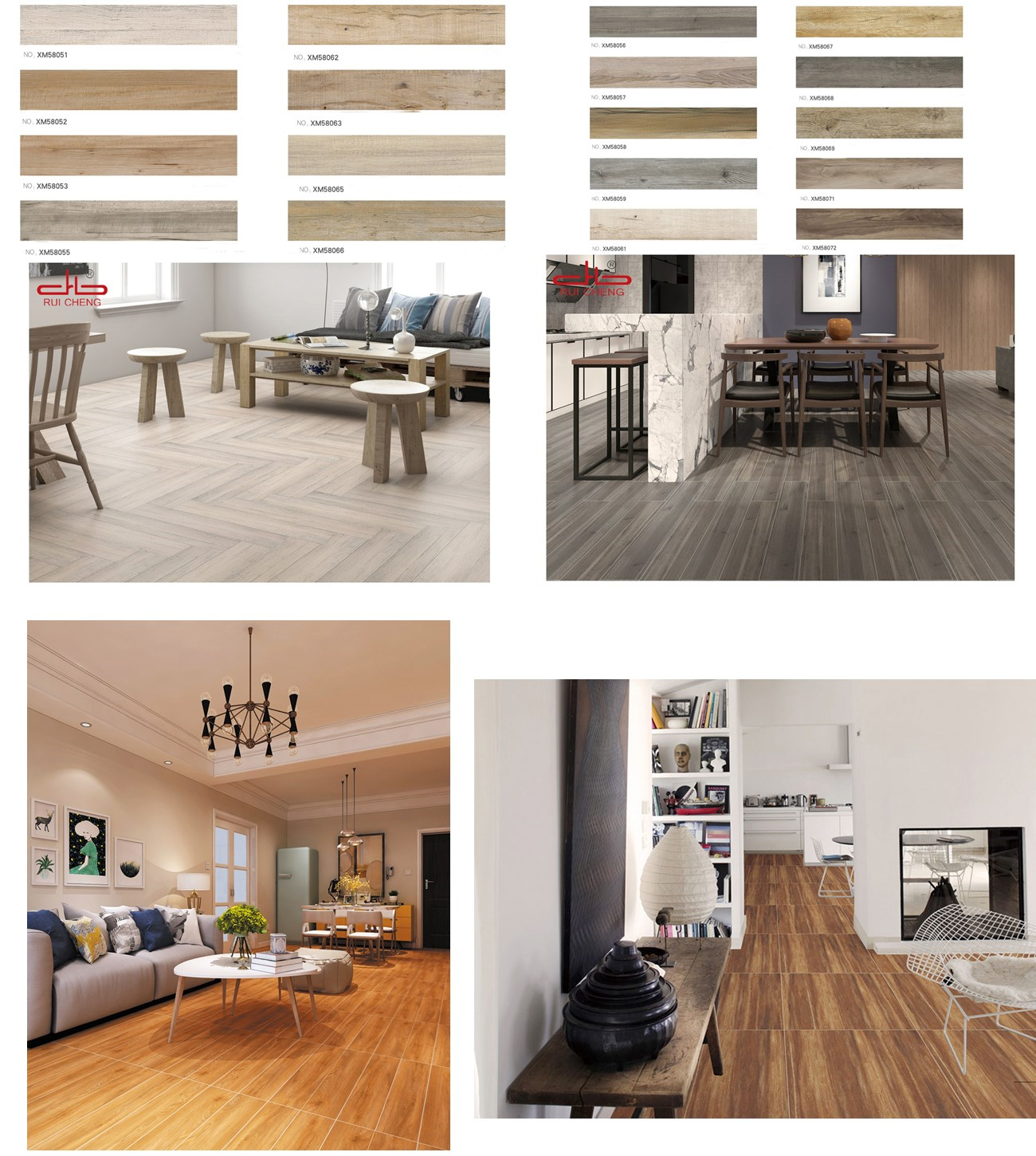 150x800mm Stick Grey Wooden  Porcelain  Tile