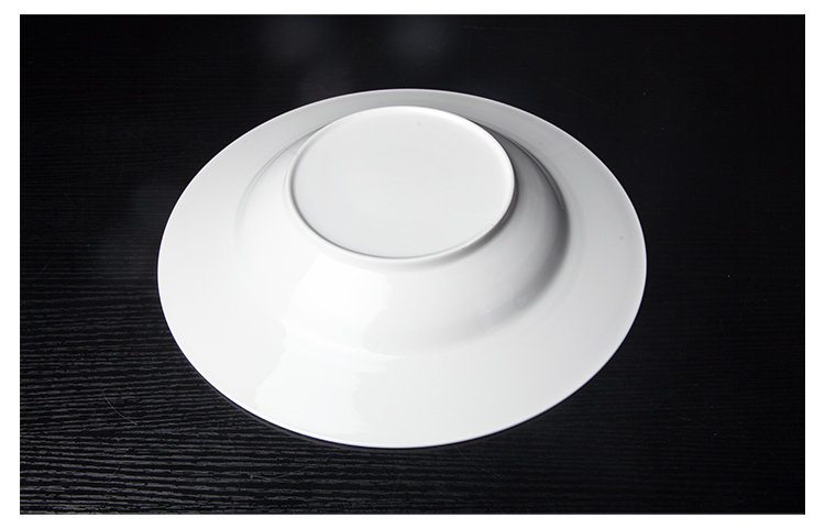Hotel Ware Porcelain Wide Rim Deep Ceramic Pasta Plate