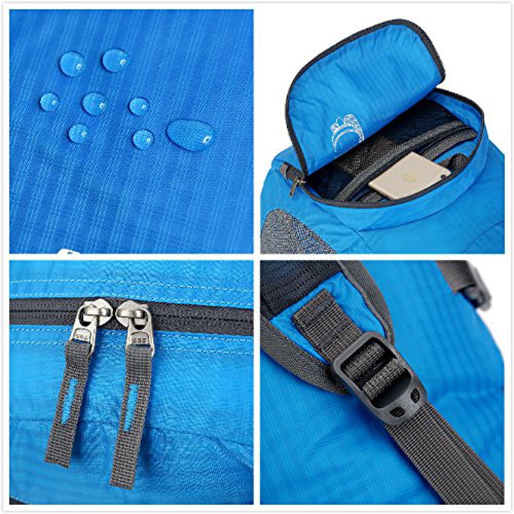 Sac à dos pliable ultra léger, sac à dos de randonnée durable