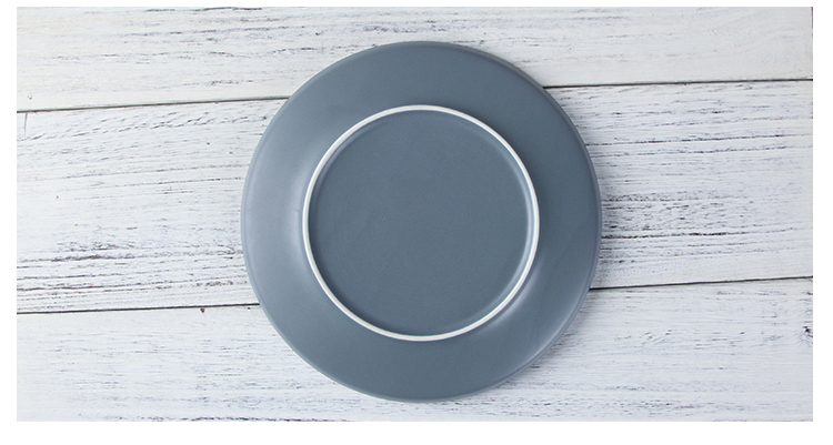 Cheap Hotelware Crockery Sets 7.5 8.5 10 11 12 Inch Blue Grey Dinner Plate