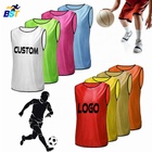 Factory direct sales custom of soccer & football training vest bibs mix color and size