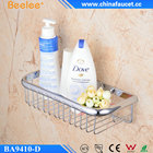 Beelee Bathroom Shelves Brass Corner Basket Storage Shower Shampoo Holder