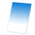 square DSLR camera colour filter gradual blue for photography
