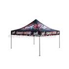 printed aluminum frame folding tent with customized logo