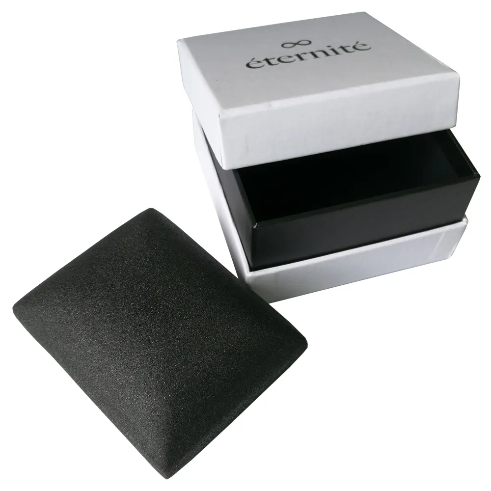 Custom logo luxury paper gift strap packaging watch box