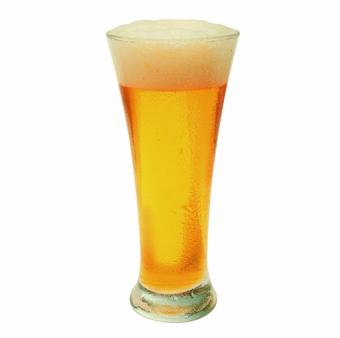 Wholesale Custom Logo Clear Pilsner Drinking Glass for beer Elegant pint glasses party cup