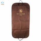 Custom printed logo suit bag non woven foldable garment bag