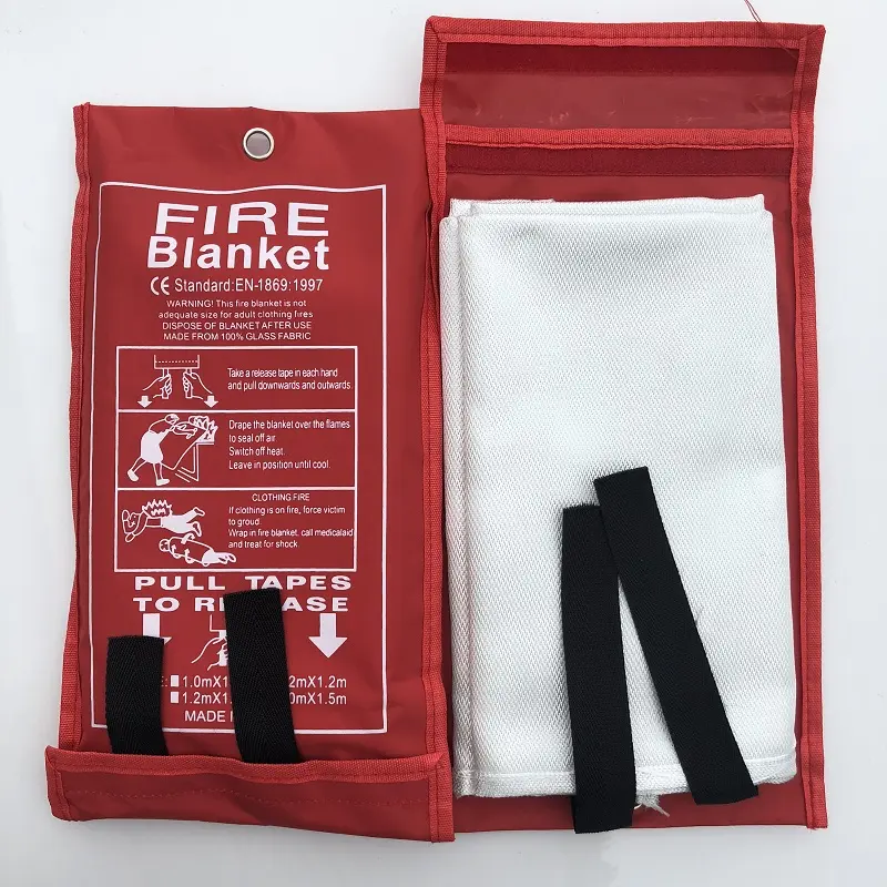 Fiber glass fire fireproof blanket