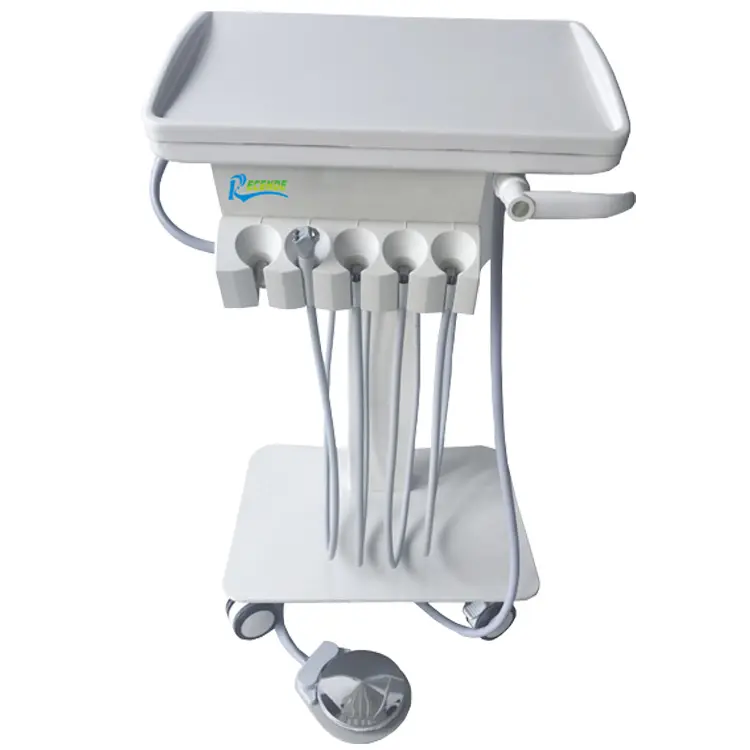 BL-610J Portable Mobile Dental Unit Cart Dental Turbine Unit With Air Compressor For Clinic and Hospital