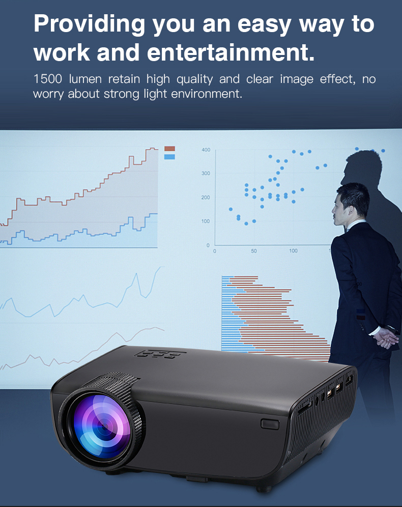 Wholesale small portable lcd panel projector 3d 1080p hd japan video projector for world cup