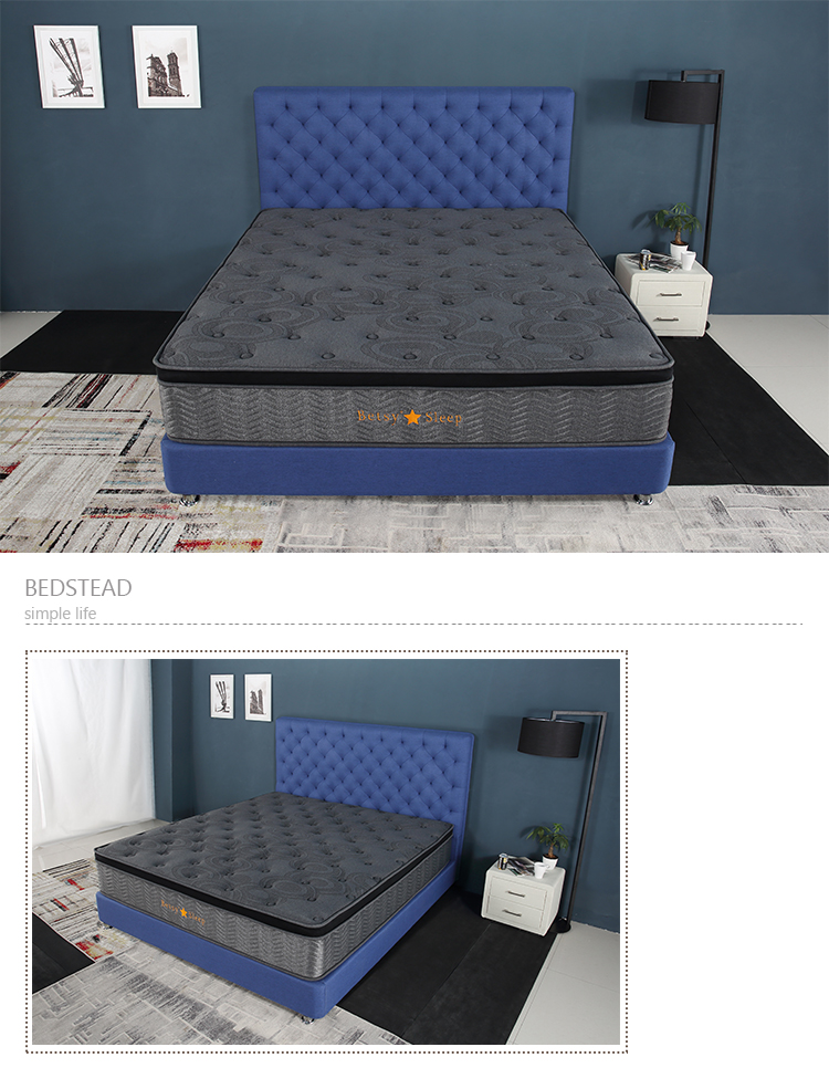 Black color mattress hot sale queen size mattress with strong materials