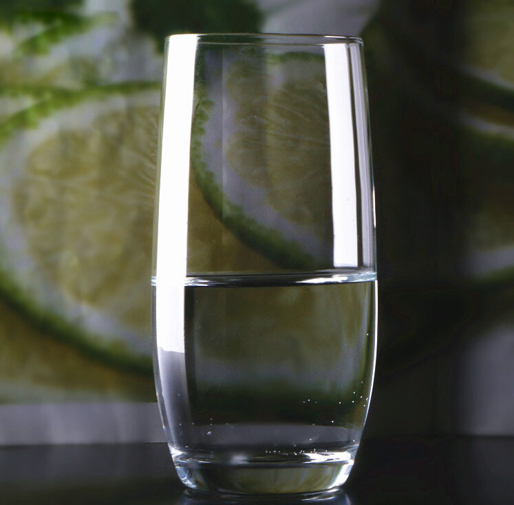 Lead Free Glass Water Cup Transparent Drinking Mug Straight Cup For Juice Milk Tea Coffee