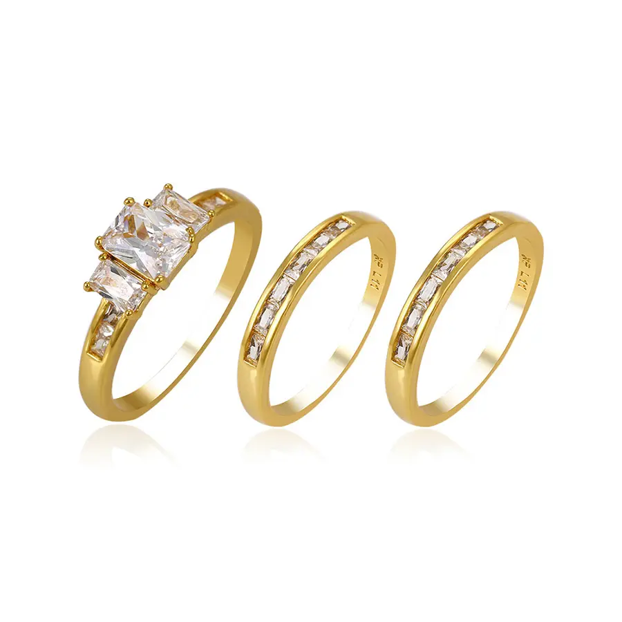 14127 Xuping gemstone jewelry, luxury set ring diamond ring
