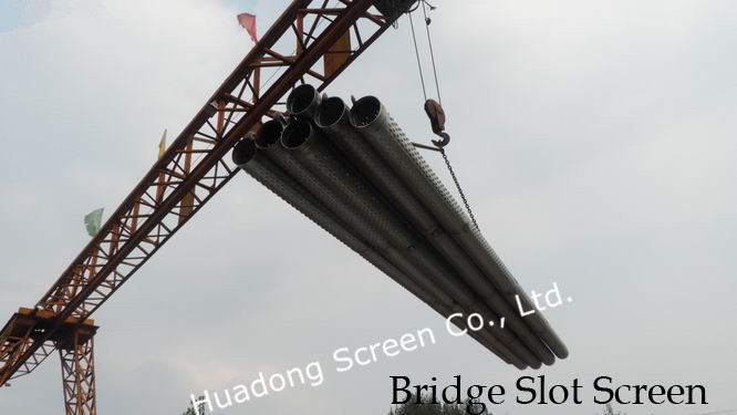 Bridge Slotted Water Well Screen, Continuously Slot Well Screen/Deep-well water filter pipe
