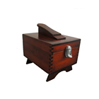 MKY Decorative Pine Wood Shoe Valet Box