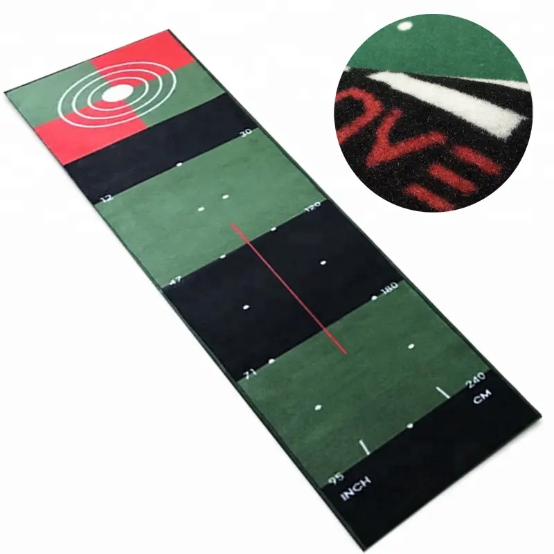 3D Custom Indoor Golf Practice Turf Putting Mat