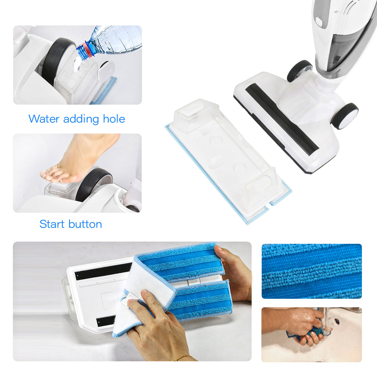 Fast Delivery Household 3 in 1 Portable Stick Vacuum Cleaners Bed Floor Wireless Handheld Vacuum Cleaner