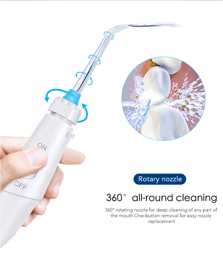 IPX4 Water Flosser Countertop ISO9001 Electric Water Flosser Toothbrush 2 In 1 Home