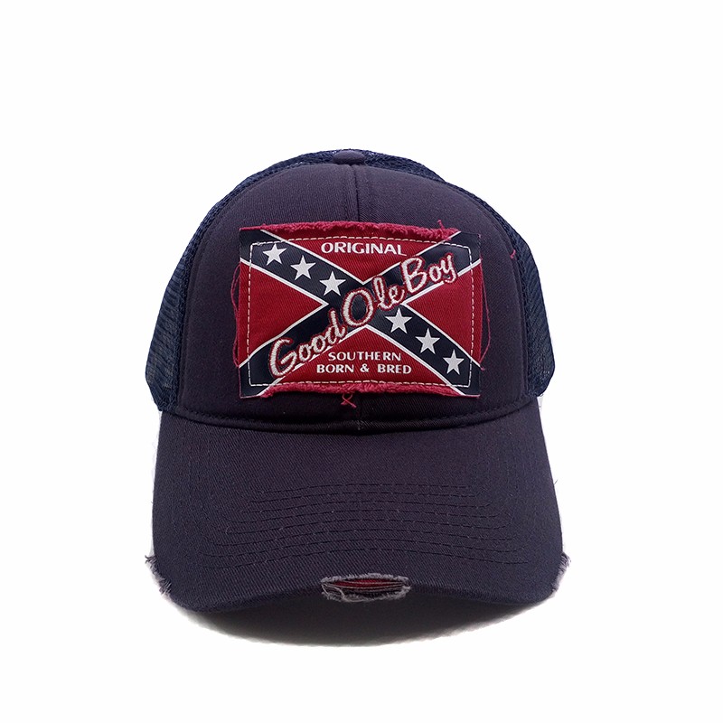 Factory supply trucker hats with mesh fabric washed baseball caps worn out hat