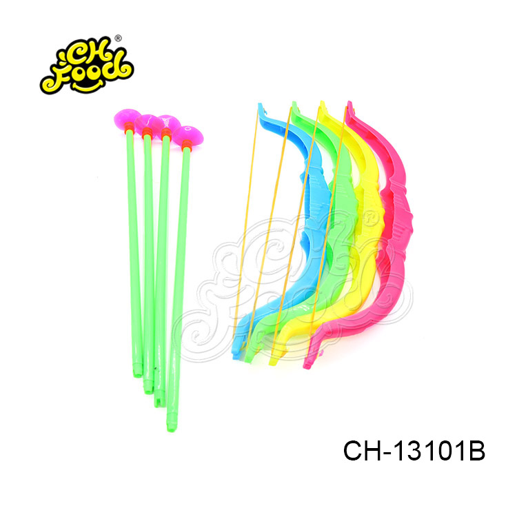 Min MOQ Plastic Kids Bow And Arrow Toy With Candy
