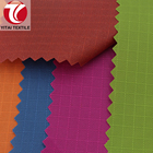 water repellent 200d 100% nylon ripstop nylon oxford fabric with pu coated for tents