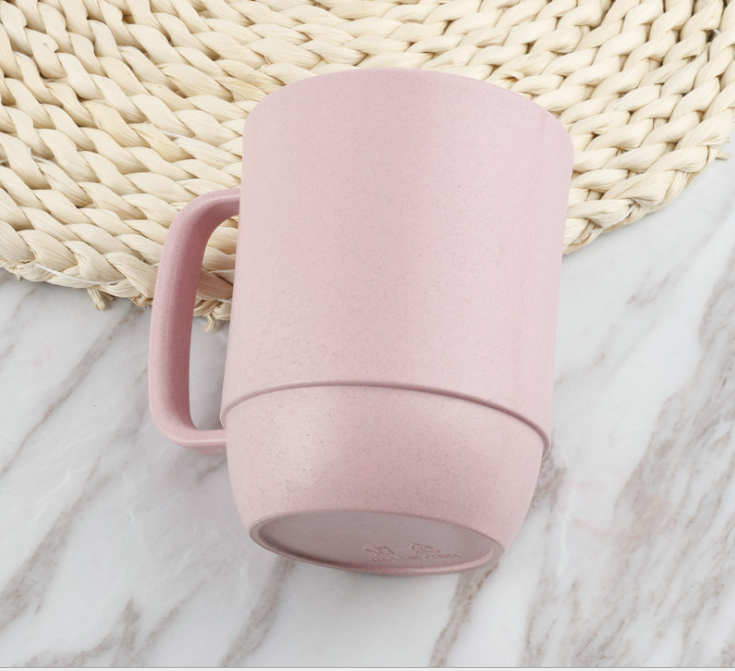 BPA free new delicate made wheat straw coffee mugs biodegradable tea cup