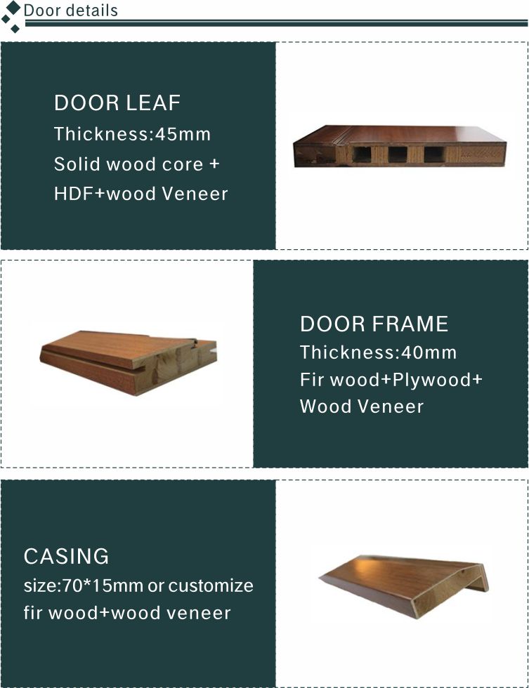 Leisure Italian style modern design 4 leaf or 2 leaf wooden door sliding glass door