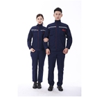 factory spring autual fall thick antistatic workwear twill coat and pant uniform