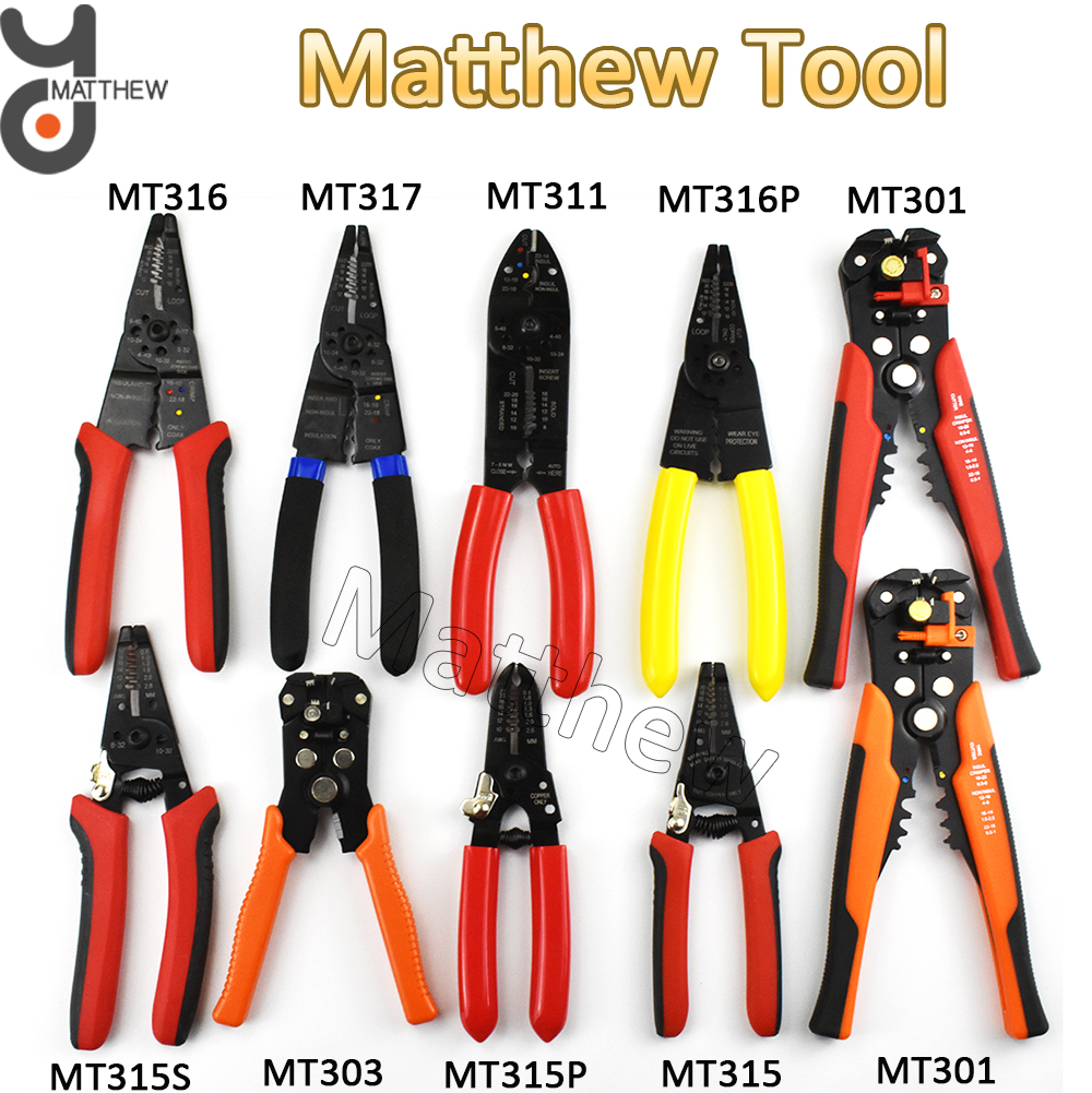 Automatic Adjustable Insulation Wire Stripper Cutter Crimper Plier with Forged Steel Jaw