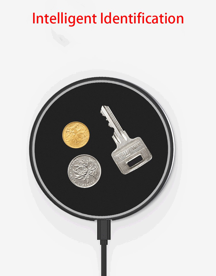 OEM ODM factory can customize the length and color logo 10w wireless phone charger magnetico fast charging