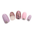 Private label multi-size wholesale non-toxic glitter diy 100% nail polish strips