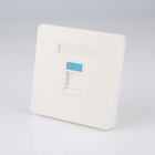 Hot Sale 86 Type Face Plate White Wall Face Plate 1 Port with Shutter
