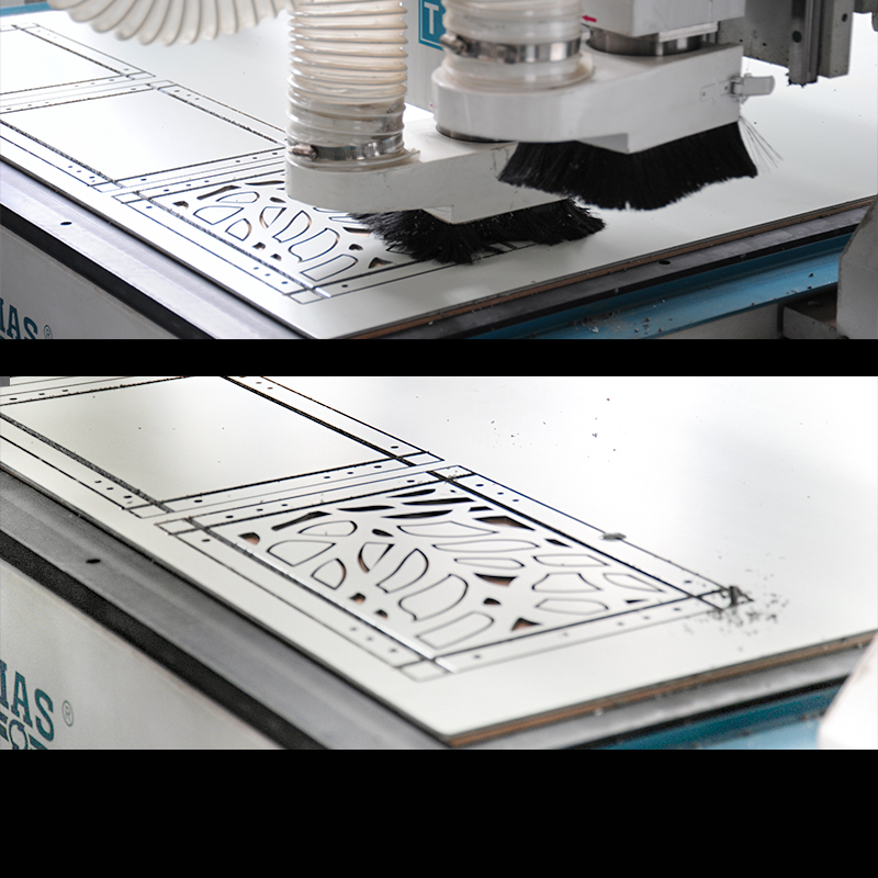 Auland CNC laser cut carved aluminum composite panel alucobond facade