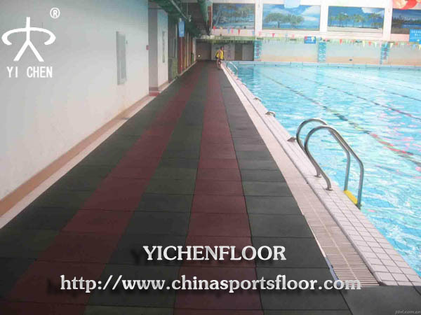 outdoor not crack when bending rubber mat Singapore