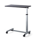 XF688b Wood ABS top Height adjustable hospital over bed table/patient dining table