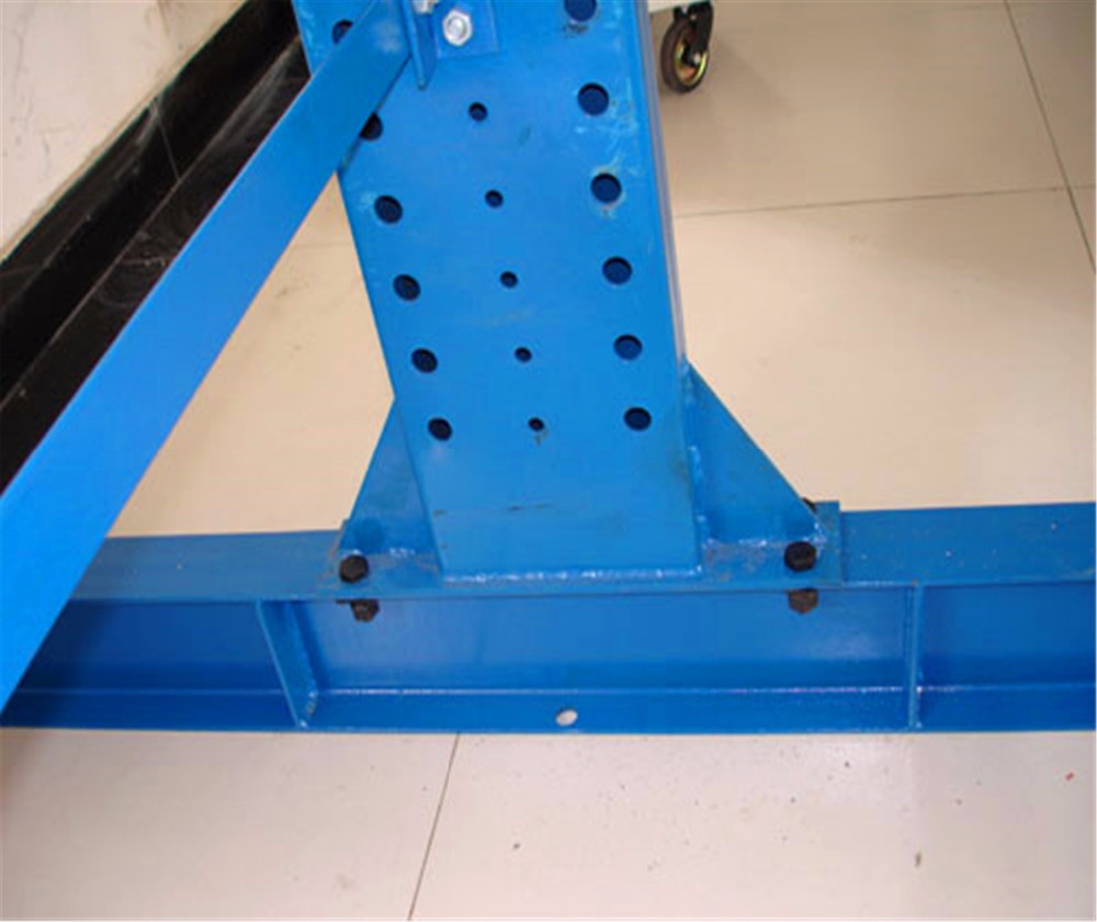 Double Side Based Cantilever Storage Racks Selective Metal Shelving With Iron Tube 2