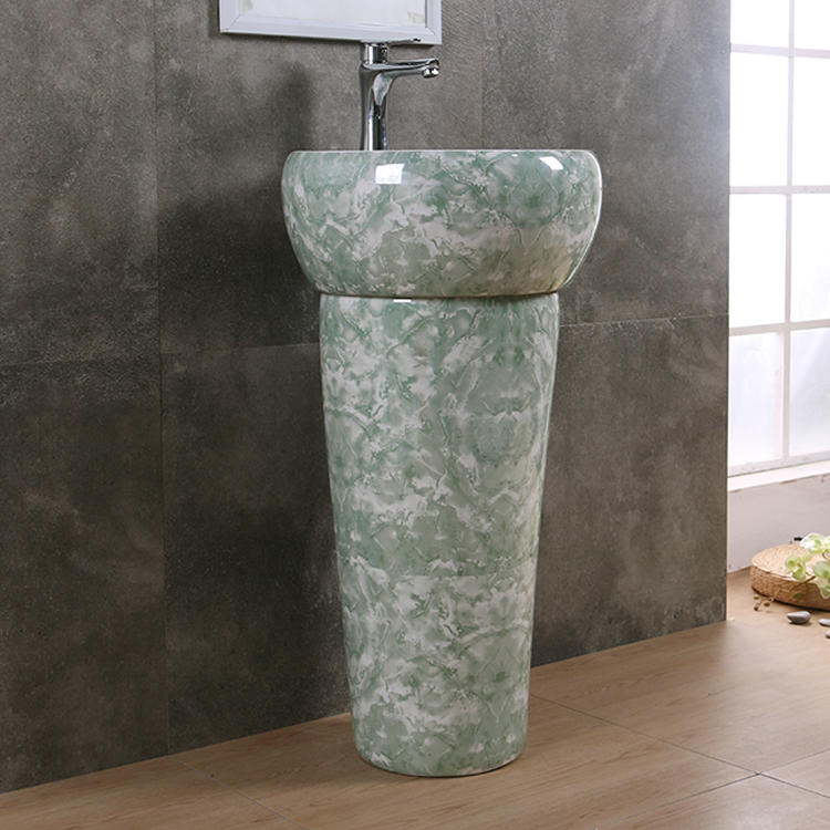 European pedestal basin wc hand popular cylindrical pedestal wash basin free standing basin