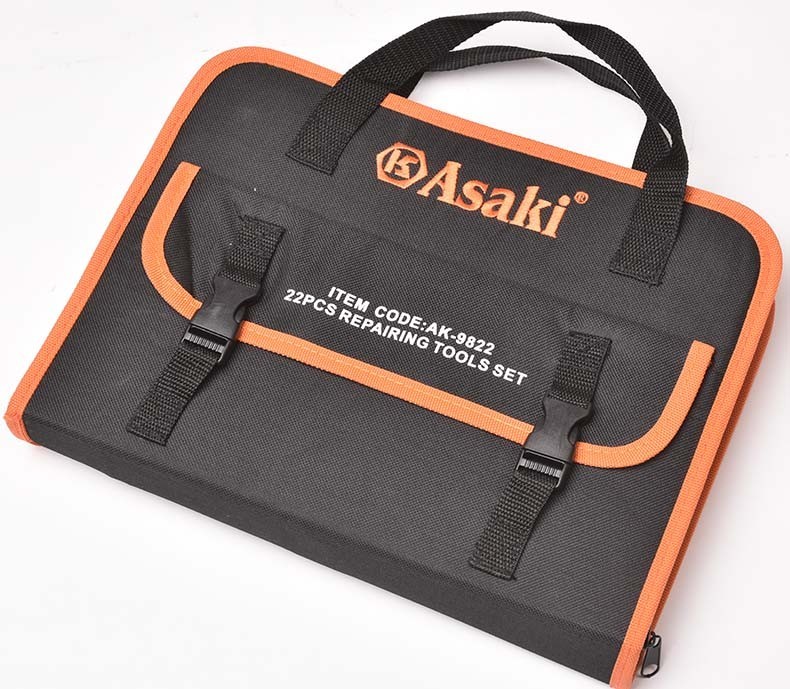 AK-9822 22pcs repairing electrician tool bag