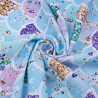 Custom 32s single jersey fabric 95/5 Spandex cotton lycra digital printed Fabric