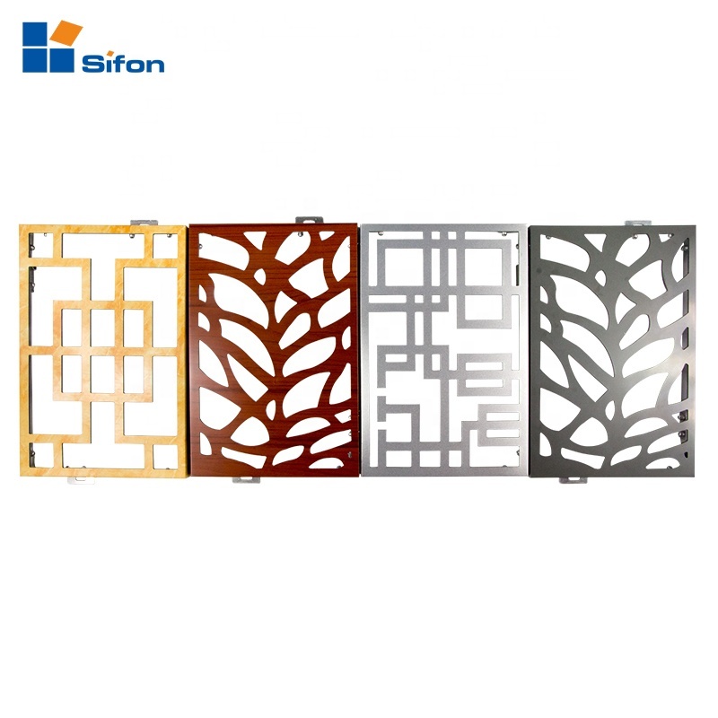 Auland CNC laser cut carved aluminum composite panel alucobond facade