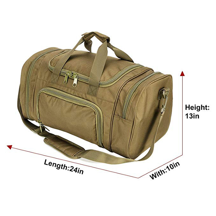 Sac marin fait sur commande de sport de gymnase de vêtement de logo avec le compartiment de chaussure pour les hommes