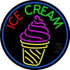 China manufacturer custom food store illuminated acrylic ice cream shop neon sign