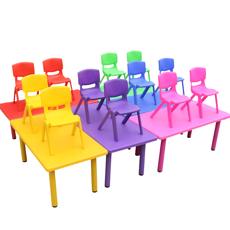 nursery school chairs and tables