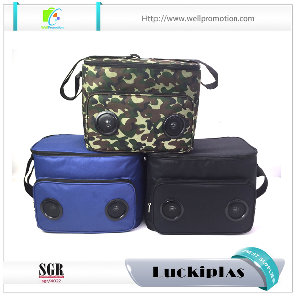 Camo Music Speaker Thermo-Umhängetasche mit Lautsprecher